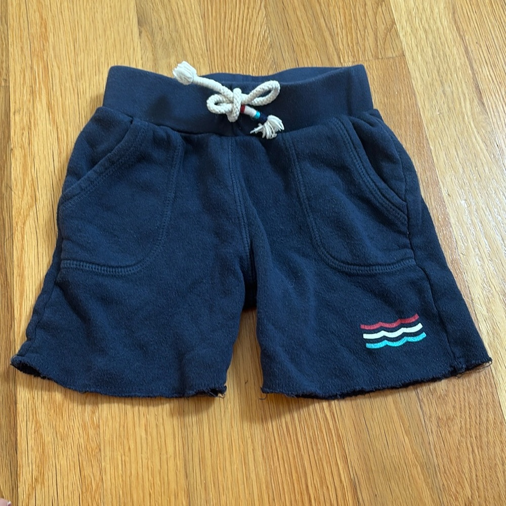 Sol Angeles Wave drawstring Fleece Shorts 2T